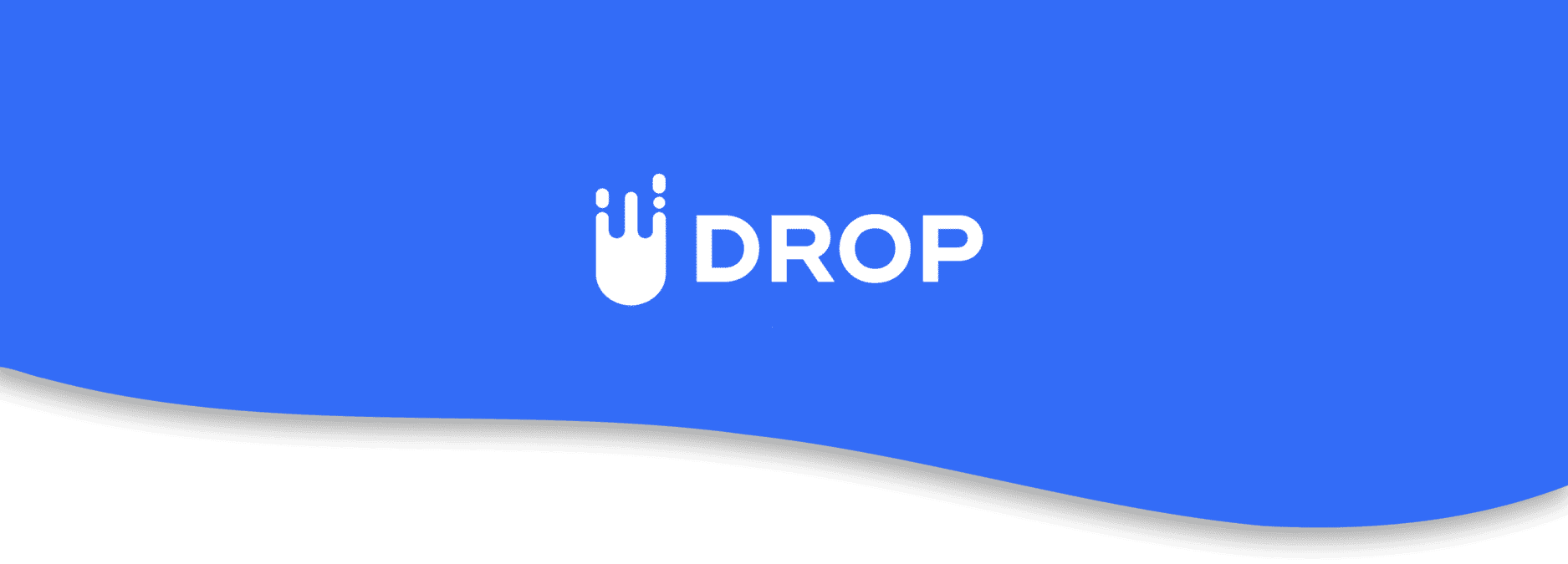 Header graphic for Drop App web UI.